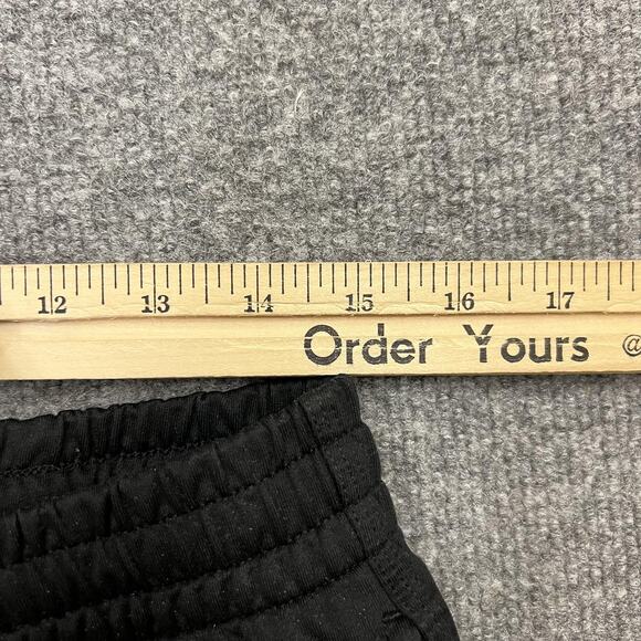 prAna Pants Mens Large Black Athletic Track Elastic Waist Zip Hem Lightweight - Picture 9 of 13